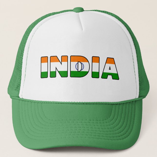 Indien hat truckerkappe (Vorderseite)