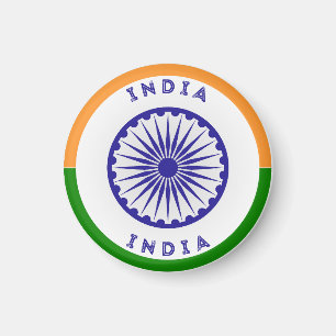 Indien Heritage-Emblem Magnet