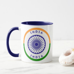 Indien Heritage-Emblem Tasse