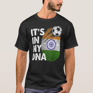 Indien in meinem indischen DNA-Flaggenteam Indien T-Shirt