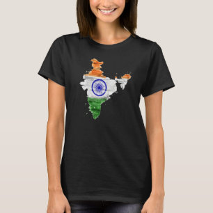 INDIEN Indische Flagge Ich liebe Indien Indische K T-Shirt