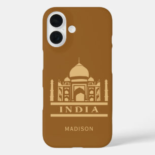 INDIEN individuelle Name und Farbe iPhone 16 Hülle