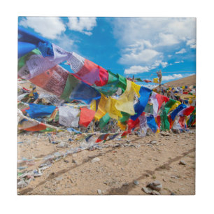 Indien, Jammu & Kashmir, Ladakh, Namshangla-Pass Fliese