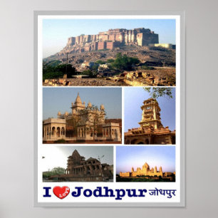 Indien - Jodhpur - I Liebe - Poster