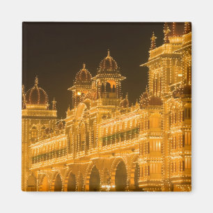 INDIEN, Karnataka, Mysore : Majaraja's Palast (b. Magnet