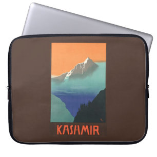 Indien (Kaschmir) Reiseplakat Laptop-Ärmel Laptopschutzhülle