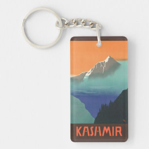 Indien (Kaschmir) Reiseplaner-Schlüsselkette Schlüsselanhänger