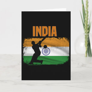 Indien Kricket Anhänger Indische Kricket Fans Indi Karte