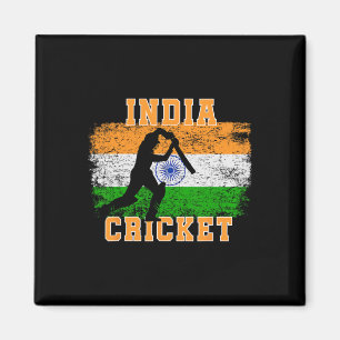 Indien Kricket Anhänger Indische Kricket Fans Indi Magnet
