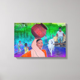 Indien Leinwanddruck