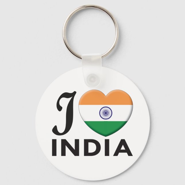 Indien-Liebe Schlüsselanhänger (Vorderseite)