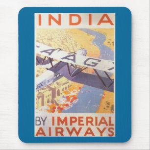 Indien mit Imperial Airways Mousepad