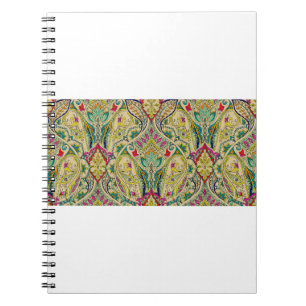 Indien nahtlos paisley Muster, dekorative Grenze. Notizblock