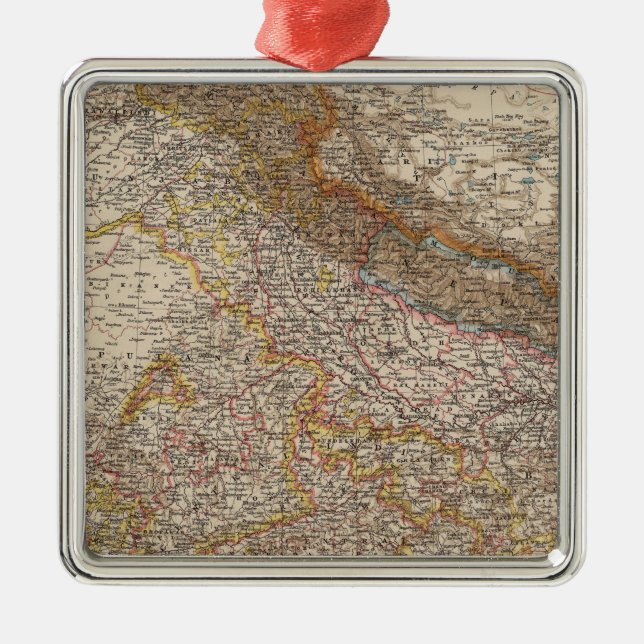 Indien-Nord Silbernes Ornament (Vorne)