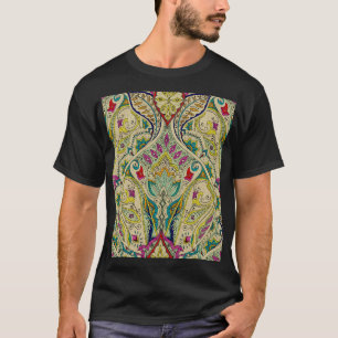 Indien paisley Muster, böhmische Grenze. T-Shirt