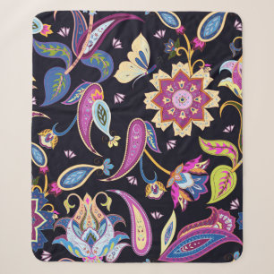 Indien-Paisleymuster Sherpadecke