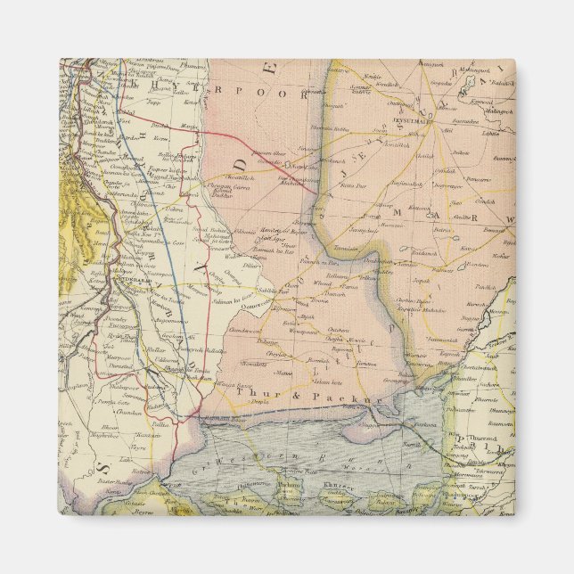 Indien, Pakistan Magnet (Vorne)