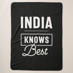 Indien Personalisierter Name Geburtstagsgeschenk Sherpadecke