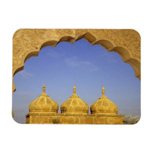 Indien, Rajasthan, Jaisalmer. Sandsteinkuppeln Magnet