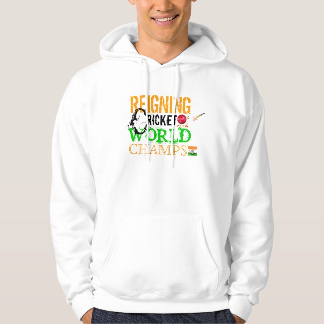 Indien-Regierende Welt des Kricket-ICC kaut Hoodie (Vorderseite)