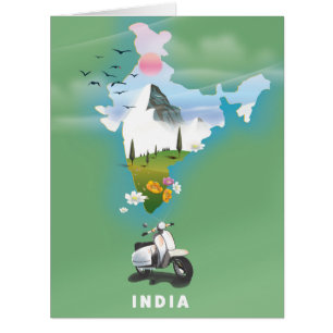 Indien Reiseplakat