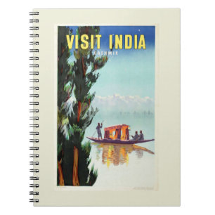 Indien Reiseplakat Notizblock