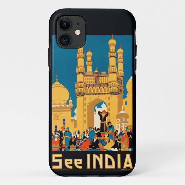 Indien Reiseplaner iPhone Gehäuse Case-Mate iPhone Hülle (Rückseite)