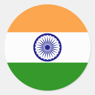 Indien Runder Aufkleber