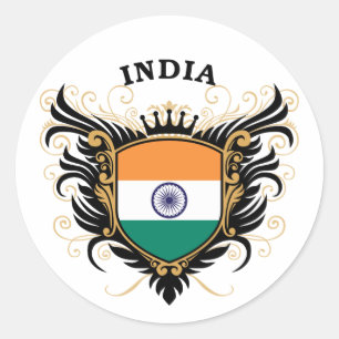 Indien Runder Aufkleber