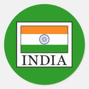 Indien Runder Aufkleber