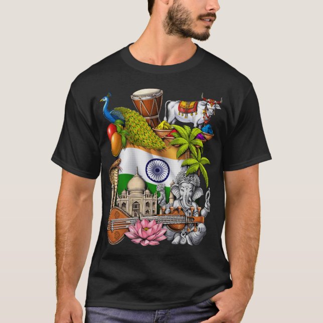 Indien T-Shirt (Vorderseite)