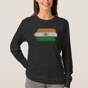 Indien Tag der Republik Hindustani Indische Flagge T-Shirt