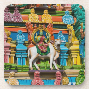 INDIEN, Tamil Nadu, Chennai: Kapaleeshwarar Getränkeuntersetzer