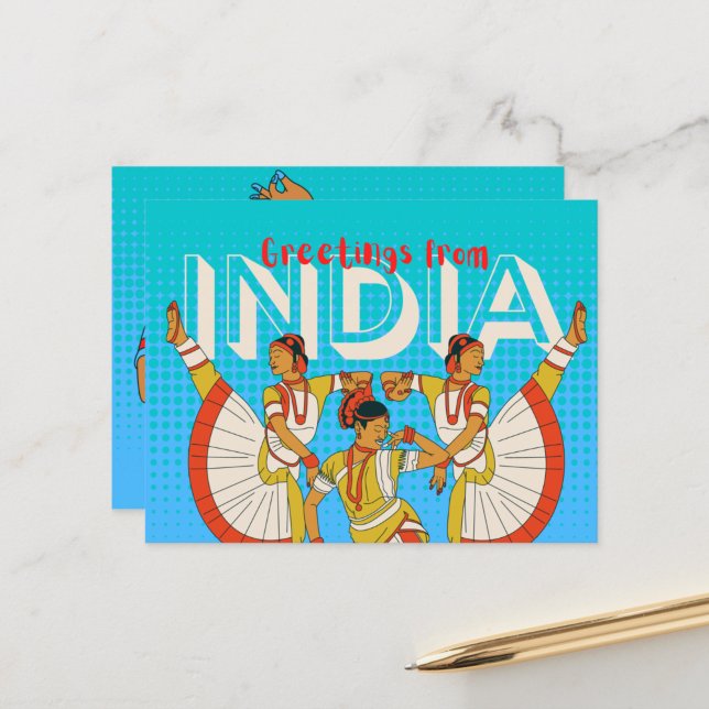 Indien Travel Postcard Postkarte (Von Creator hochgeladen)