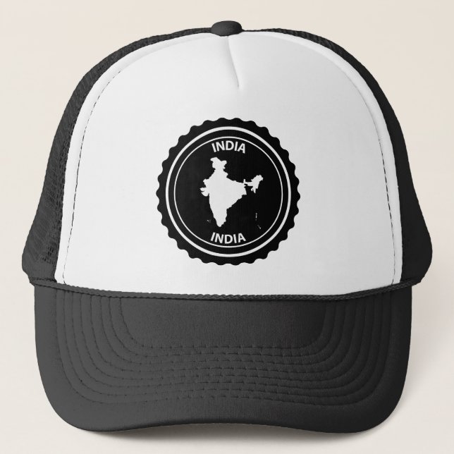 Indien Truckerkappe (Vorderseite)