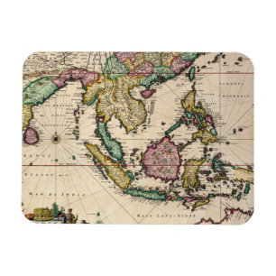 Indien u. Ceylon nach Australien Magnet