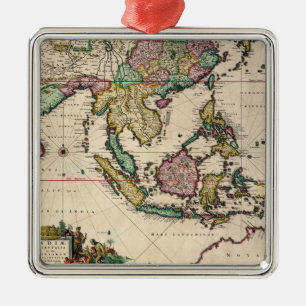 Indien u. Ceylon nach Australien Ornament Aus Metall