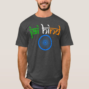 Indien Unabhängigkeit Tiranga Jai Hind Flaggenfrei T-Shirt
