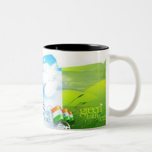 Indien-Unabhängigkeits-TagesTasse Zweifarbige Tasse