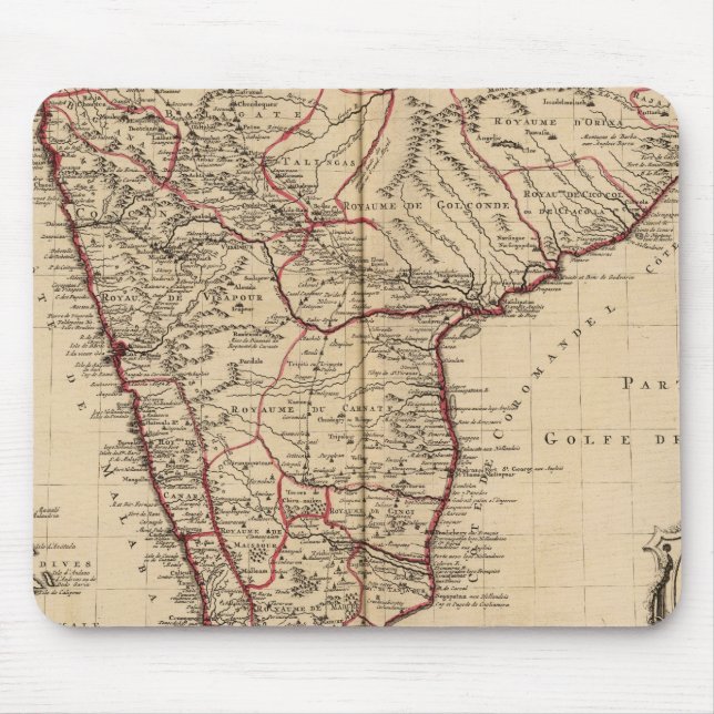 Indien und Bangladesch Mousepad (Vorne)