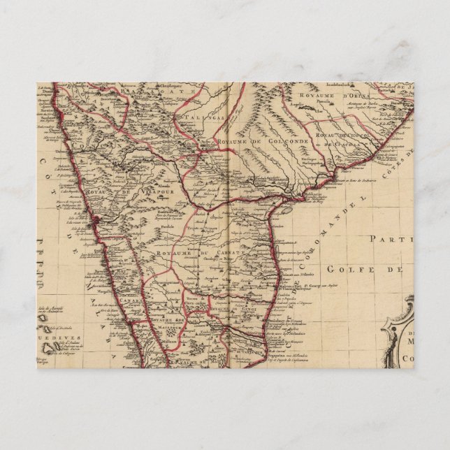 Indien und Bangladesch Postkarte (Vorderseite)