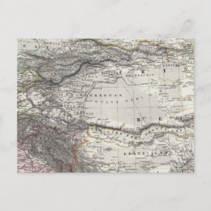 Indien und China Postkarte