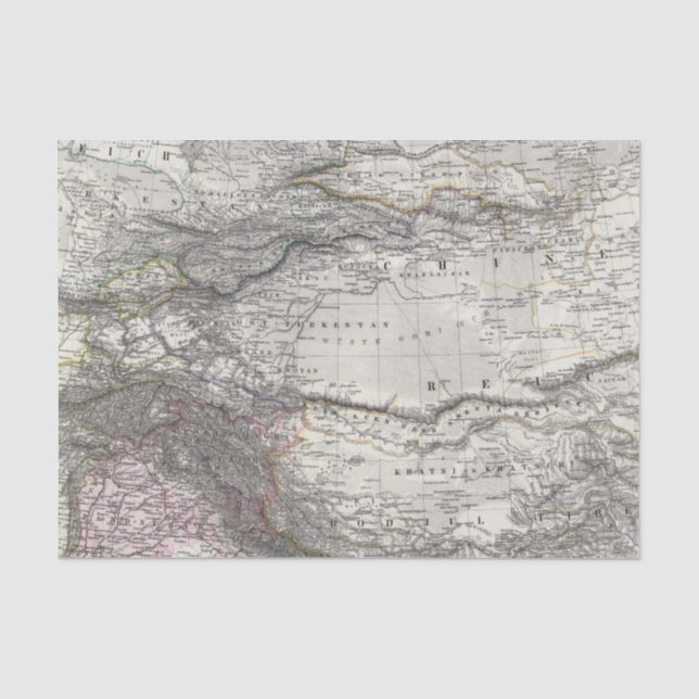 Indien und China Seidenpapier (Vorderseite)