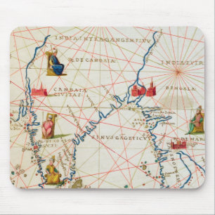 Indien und Malaysia Mousepad