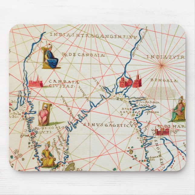 Indien und Malaysia Mousepad (Vorne)