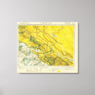 Indien und Pakistan Leinwanddruck