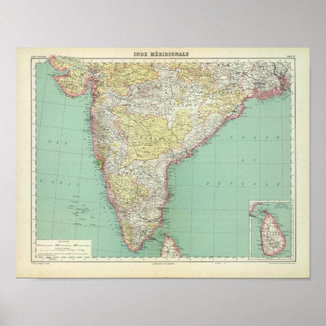 Indien und Sri Lanka 2 Poster (Vorne)