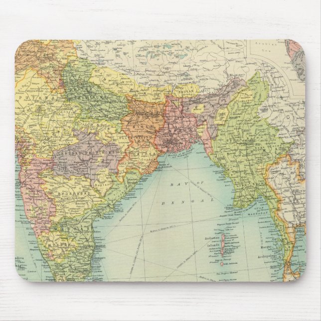 Indien und weitere Indien - Politik Mousepad (Vorne)