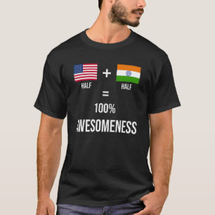 Indien USA Shirt Phantastisch Flags Indischer Amer