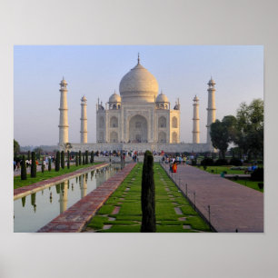 Indien, Uttar Pradesh, Agra. Taj 3 Poster